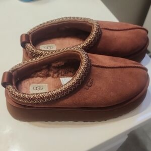 UGG Chestnut Suede Slippers